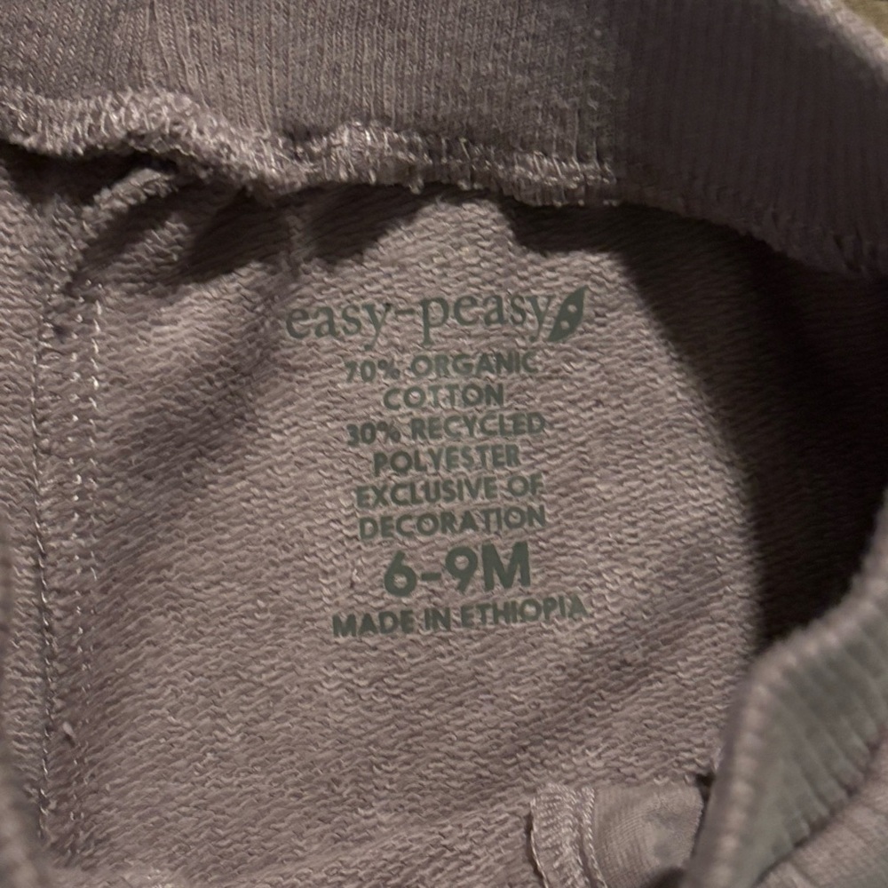 Organic Cotton Kids Joggers - Purple - Picture 2 of 7